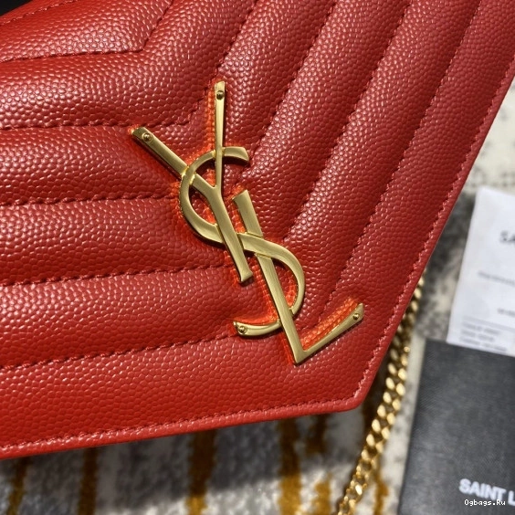 WALLET MATELASSÉ YSL CASSANDRE CHAIN 0714